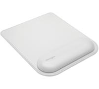 KALANKA-Tapis de Souris avec Repose-Poignets ErgoSoft, Gris - Simili-cuir, Rembourrage en Gel Anti-Dérapant, Alignement du Poignet, Certifié Sûr et Conforme