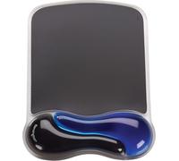 KALANKA-Tapis de Souris avec Repose-Poignets - Gel Duo Ergonomique, Pour Ordinateurs/Ordinateurs Portables avec Souris Laser/Optiques, Antidérapant - Bleu (62401)