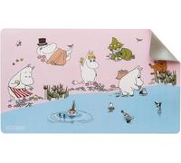 KALANKA-- Tapis de Souris XL Faux Cuir sous Main Moomin, Tapis de Souris Gamer, Tapis de Bureau Gaming, Déco Bureau