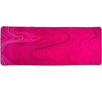 KALANKA-- Tapis DE Souris XXL - Carte Topographique - Rouge - 800 X 300 X 3 mm - Déco Originale - Antidérapant et Résistant à l'eau - Déco Bureau - Idée Cadeau Japon Asie