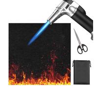 KALANKA-Tapis ignifugé 60x60 cm Tapis Barbecue 5mm d'épaisseur Tapis Anti Feu Sol Exterieur Protection Thermique Tapis de Soudure pour Barbecue Tapis Barbecue Sol Exterieur