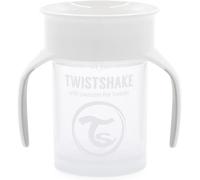 Kalanka-Tasse 360 Gobelet Pour Bébé Avec Bord À 360° - 230 Ml Tasse D'apprentissage Pour Enfants Avec Poignées Gobelet Anti-Déversement Pour Tout-Petits Sans Bpa 6+ Mois Blanc