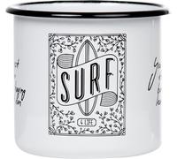 Kalanka-Tasse Émail Surf Avec Planche De Surf Design, Pour Surfeur - 300ml - .De