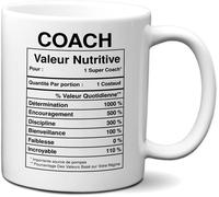KALANKA-Tasse-Mug Coach Valeur Nutritive - Idée Cadeau Humour Original Anniversaire