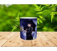 KALANKA-Tasse personnalisée personnage Mercredi Adams cadeau pour fan série télévisée amis