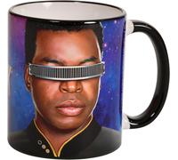 KALANKA-Tasse Star Trek avec Motif de Geordi La Forge Impression Intégrale Céramique 320 ml Multicolore