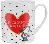 Kalanka-Tasse Xl « Wie Schön Dass Es Dich Gibt », Rouge