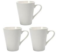 KALANKA-Tasses, blanc, H: 10 cm, d 5-8 cm, 1 pièce (Lot de 3)