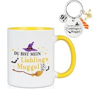 Kalanka-Tasses Et Porte-Clés Personnalisés Thème Magique, Meilleur Ami Cadeaux Pour Petite Amie - Tu Es Mon Moldu Préféré, Article De Fan De Harry Tasse À Café