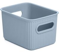 Kalanka-Tatay Baobab Panier De Rangement Multi-Usages Petite Avec Capacité Pour 1,5 Litres, Bleu Blue Mist, 12.8 X 16.7 X 10