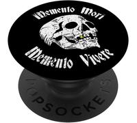 Kalanka-Tatouage Crâne Memento Mori & Memento Vivere Stoic Popsockets Popgrip Adhésif