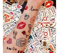 Kalanka-- Tatouages Éphémères Pour Mariage - Plus De 130 Tatouages Temporaires Aux Motifs Variés - Pièces Individuelles Prêtes À Etre Utilisées [Pack En Français]