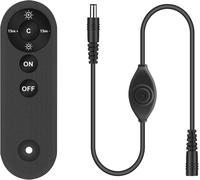 KALANKA-Télécommande infrarouge sans fil, variateur de luminosité, luminosité réglable/minuterie, avec fonction mémoire, convient pour bande lumineuse LED COB DC 12 V ou 24 V