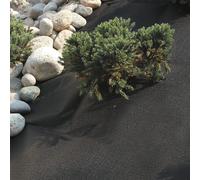 KALANKA-Tenax Mat Cover 2,10x10 m Noir, Tissu Non-tissé de Paillage Anti-Mauvaises Herbes pour Jardins, Parterres de Fleurs, Base pour Les Allées, Toile Anti-Racines pour Gazons Synthétiques