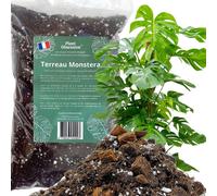 Kalanka-Terreau Monstera Premium, Terreau Rempotage, 4l, Terreau Plante D'intérieur, Mélange Pour Plantes Tropicales, Terreau Orchidées, Terreau Plante Verte, Coco, Perlite, Terreau Aroid
