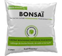 KALANKA-- Terreau pour Bonsaï 2L - Mélange de Tourbe Blonde, Sable & Lapilli, Qualité Pro, Parfait pour Tous Les Plantes Bonsäis & Terrarium Plante - Organique et Naturel