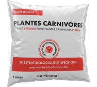 KALANKA-Terreau Universel pour Plantes Carnivores 2L - Qualité Professionnelle Bio avec Perlite, Tourbe Acide et Neutre - Idéal Drosera, Sarracenia, Nephenthes, Agriculture Bio