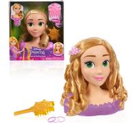 KALANKA-Tête à coiffer Princesses Disney \u2014 Raiponce, 7 Accessoires, Jeux d`Imitation, Jouets pour Enfants de 3 Ans et Plus