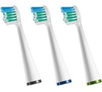 KALANKA-- Têtes de Rechange Compact pour Brosse à Dents Électrique Sensonic et Soin Complet, Lot de 3 (SRSB-3E)