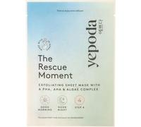 Kalanka-The Rescue Moment, Masque En Tissu Exfoliant Aux Pha & Aha, Illuminateur Et Purifiant, Masque Coréen Végan Pour Tous Types De Peau, 25 Ml