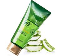 Kalanka-The Saem Gel D'aloe Vera Biologique Avec 100% D'aloe Pur - Gel Apaisant À L'aloe Frais De Jeju - 99% D'aloe Vera, Hydrate Et Guérit La Peau Et Les Cheveux Secs, Démangeaisons Et Endommagés,