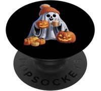 Kalanka-Thème D'halloween Avec Un Charmant Fantôme Effrayant O'lantern Popsockets Popgrip Adhésif