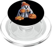 Kalanka-Thème D'halloween Avec Un Charmant Fantôme Effrayant O'lantern Popsockets Popgrip Pour Magsafe