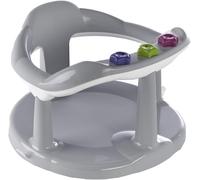 Kalanka-Thermobaby - Anneau De Bain Bébé Aquababy - Siège De Bain Confortable, Ludique & Stable - Installation Facile - De 7 À 16 Mois - Fabriqué En France - Gris Charme