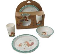 Kalanka-Thermobaby - Coffret Repas Castor - Ensemble Repas Pour Enfant Avec Assiette, Gobelet Et Bol - Idéal À Offrir - Pratique Et Design - Passe Au Micro-Ondes - Coffrets Repas Pour Enfant Sans Bpa