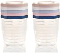 Kalanka-Thermobaby Lot De 10 Boîtes De Conservation 250ml Pour Bébé - Compatibles Micro-Ondes, Congélateur, Lave-Vaisselle - Empilables - Assortiment De Couleurs Aléatoire - Fabriquées En France