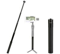 KALANKA-Tige de Selfie en Aluminium avec Adaptateur à vis 1/4, à Quatre Sections, élargir 17 cm - 74 cm Compatible avec DJI OSMO Mobile 3 Stabilisateur Feimu 2 / Gimbal Feiyu/Zhiyun Smooth Q & 4.