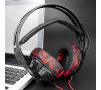 KALANKA-Tissu en Maille Mousse Coussin Coussinets pour Plantronics (Poly) Rig 400 (400Pro HC, 400HS, 400HX, 400HA), Coussinets pour Rig 500 (500E, 500HD, 500HX) / 505 (505HS) / 515 (515HD) Casque