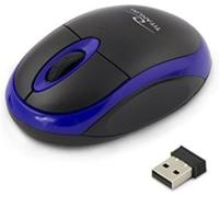 KALANKA-Titanum Souris d'ordinateur sans Fil avec récepteur USB (Petite et maniable, 3 Boutons, molette de défilement, 1000 dpi, Bleue)