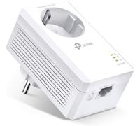 KALANKA-TL-PA7017 P AV1000 Adaptateur Powerline Gigabit avec Prise (1 Port Gigabit, Plug and Play, économie d'énergie, Compatible avec Tous Les adaptateurs Powerline Courants) Blanc