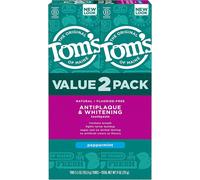 Kalanka-Tom's Of Maine Antiplaque And Whitening Lot De 2 Dentifrices Sans Fluorure Menthe Poivrée 155,9 G