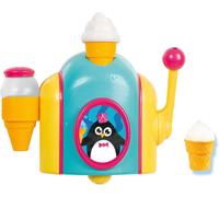 KALANKA-Tomy Foam Cone Factory Baby Bath Toy, Ice Cream Themed Bubble Making Toy, Kids Water Play Suitable for 18M and 2 3 and 4 Year Old Boys and Girls