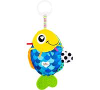 KALANKA-TOMY Lamaze - Peluche Bébé Flip Le Poisson L27197, Livre Tissu Pour Bébé, Peluche D'Activités à Clip pour Berceau Ou Poussette, Jouet D'Éveil Et Éducatif, Convient Dès La Naissance, Multicolo