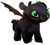 KALANKA-Toothless Night Fury 40cm Noir Peluche Original Dragons How to Tran Your Dragon 3 Glow in The Dark
