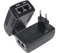 KALANKA-Top Chargeur * Adaptateur Secteur Chargeur Sortie Output DC 12V 1A 12W Certification CE Injecteur POE Ethernet Connecteur: RJ45 Compatible avec LAN Caméra IP/Téléphone IP/Switch Ethernet CCTV