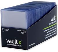 KALANKA-Toploaders 35pt pour Cartes à Collectionner, Premium Extra Épais, Porte-Cartes Rigides 3"" x 4"" Sans Coutures, Pochettes Rigides, Protection Transparente, Sports, TCG (Lot de 100)