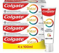 Kalanka-Total Dentifrice Soin Complet, Anti-Caries, Dentifrice Antibactérien 24 Heures De Protection, Dentifrice Au Fluor, Lot De 4 Tubes De 100 Ml