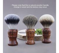 Kalanka-Tout Nouveau - Blaireau Êtes Cheveux Synthétiques Brosse De Rasage - Rose En Bois Brosse