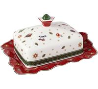 KALANKA-¿ Toy¿s Delight beurrier, 19 x 16 x 11,5 cm, porcelaine dure, cloche à beurre, lavage à la main, récipient pour le beurre lors des brunchs et des fêtes