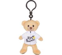 KALANKA-Toys \u2013 Porte-clés Ours « Maillot Meilleur Jeune grimpeur Blanc » 10 cm \u2013 Peluche Officielle du Tour de France. Un Accessoire attachant pour Les Fans du Maillot Blanc.