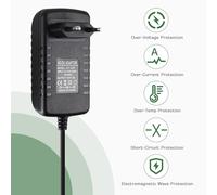 KALANKA-Transformateur Alimentation Universelle DC 12V 3A, 36W Adaptateur AC 100-240V 50/60HZ Universal Adapter 3000mA Max Chargeur Jack 5,5 x 2,5 mm Transformateur pour l'électronique Domestique, No