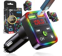 KALANKA-Transmetteur FM Bluetooth Premium Bluetooth pour voiture + chargeur ultra rapide Voiture mains libres Chargeur charge rapide Accessoires auto Lecteur MP3