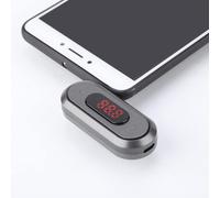 Kalanka-Transmetteur Fm - Connecteur De 3,5 Mm Batterie Rechargeable Intégrée De 300 Mah Prend En Charge La Mémoire De La Dernière Fréquence Fm Et L'appel Mains Libres