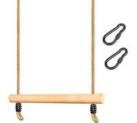 KALANKA-Trapeze Balancoire Exterieur, Accessoire Balancoire Exterieur pour Enfants Barre Trapeze Bois Multifonction Jeux Jardin Extérieur Trapèze pour Portique (Barre Trapeze)