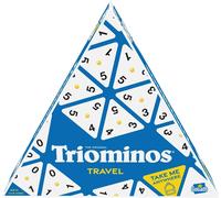 Kalanka-- Triominos Travel - Format Pour Voyages - Jeu De Stratégie - Jeu De Société Traditionnel - A Jouer En Famille Ou Entre Amis - De 2 À 4 Joueurs - A Partir De 6 Ans, Voyage Boîte Triangle, 21,