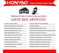 Kalanka-Trousse Premiers Secours Voiture, Trousse À Pharmacie Conforme À La Dernière Norme Din 13164, Kit Premier Secours Pour Auto Camions Caravane Moto Maison Voyage Camping